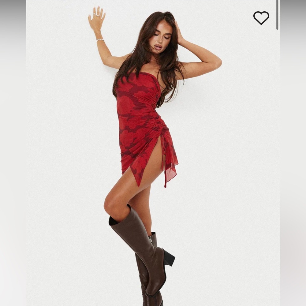 Donelli Mini Dress Burgundy